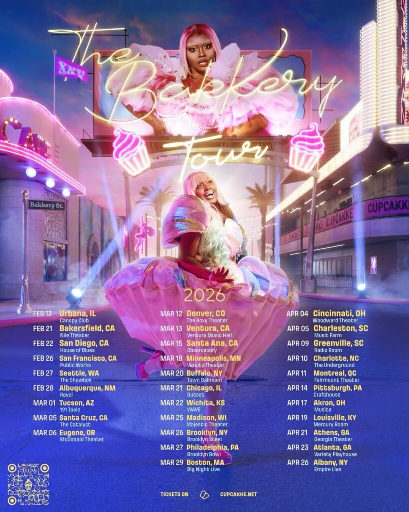 cupcakKe tour poster — 2026